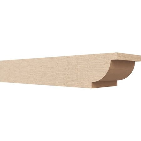 Ekena Millwork 6in. W x 4in. H x 24in. L Alpine Woodgrain TimberThane Rafter Tail, Primed Tan RFTUR06X04X24ALPRCPR